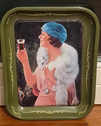 Vassoio da collezione vintage anni '80 Coca-Cola