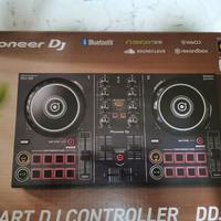 consolle DDJ-200 con scatola originale e cuffie dj