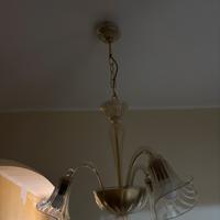 Lampadario in vetro murano