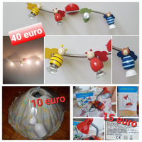 N.4 Lampadari x camerette da bambini ed altro