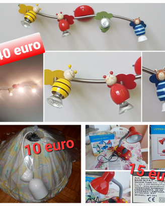 N.4 Lampadari x camerette da bambini ed altro