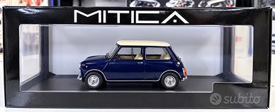 Mitica Mini Cooper MKI 1966 Blu Beige 1:18