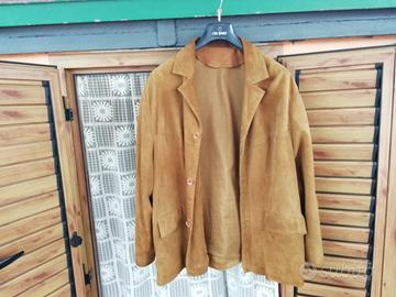 giacca camoscio uomo