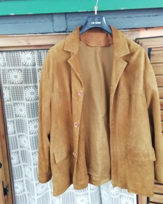 giacca camoscio uomo