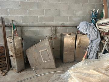 Serbatoio acciaio gasolio o acqua