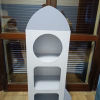 libreria per bimbi forma astronave
