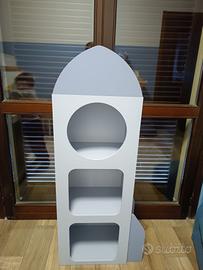 libreria per bimbi forma astronave