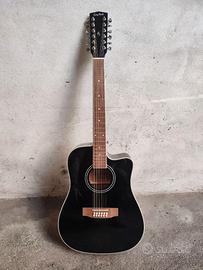 Chitarra acustica amplificata 12 corde