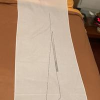 6 tende a pannello, misto lino