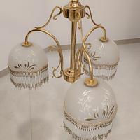 Lampadario e abatjour abbinata