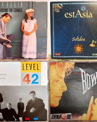 Lotto di 4x45 giri D.Bowie Level42 Estasia C.Robin