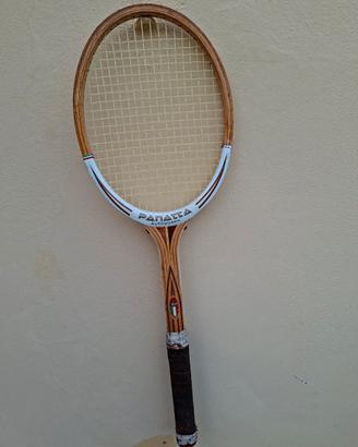 Racchetta tennis Vintage Panatta Wip Legno 