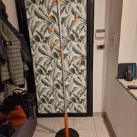 Appendiabiti in acciaio e marmo