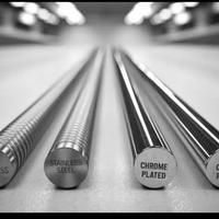 2 barre cromate da 2 mt x 25mm 