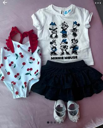 Set bambina 6/9 mesi