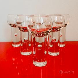 Bicchieri con bolla Sergio Asti + secchio ghiaccio