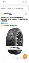 Gomme invernali  nuove 205/55 R16 91H
