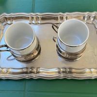 Servizio da tè in argentone