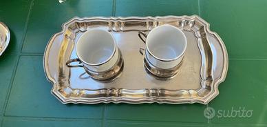 Servizio da tè in argentone