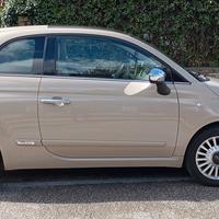 Fiat 500 beige 