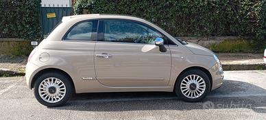 Fiat 500 beige 