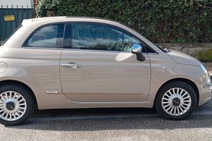 Fiat 500 beige 