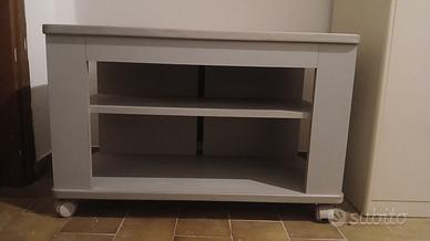 mobile porta tv ripiani grigio