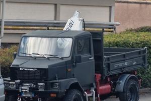 Camion Bremach gr 35 4x4 gru e ribaltabile