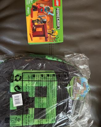 Zaino + Lego Minecraft