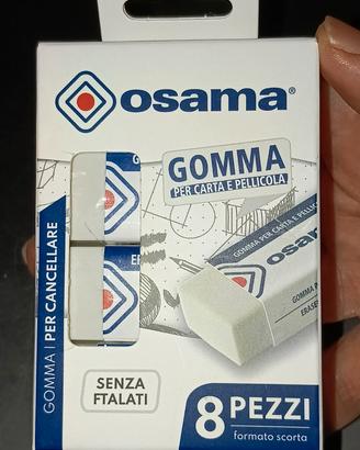 OSAMA - Gomme da Cancellare, Set da 8 Pz.