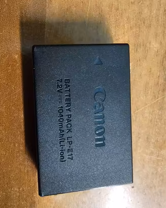 Batteria Canon LP-E17 originale 7,2V 1040mAh