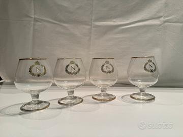 Set 4 bicchierini Napoleon vintage