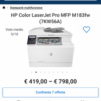 stampante laser HP  7kw56a