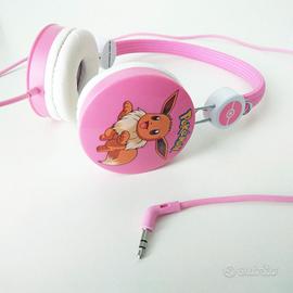 OTL Cuffie Pokemon EEVEE Bambina Rosa Jack 3.5mm
