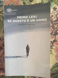 Libro "Se questo è un uomo" di Primo Levi