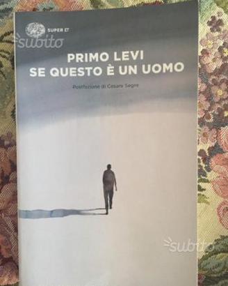 Libro "Se questo è un uomo" di Primo Levi