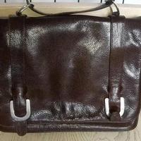 Borsa a tracolla in pelle, vintage (anni ‘60-’70)