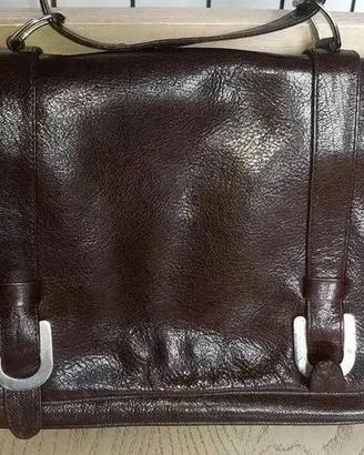 Borsa a tracolla in pelle, vintage (anni ‘60-’70)