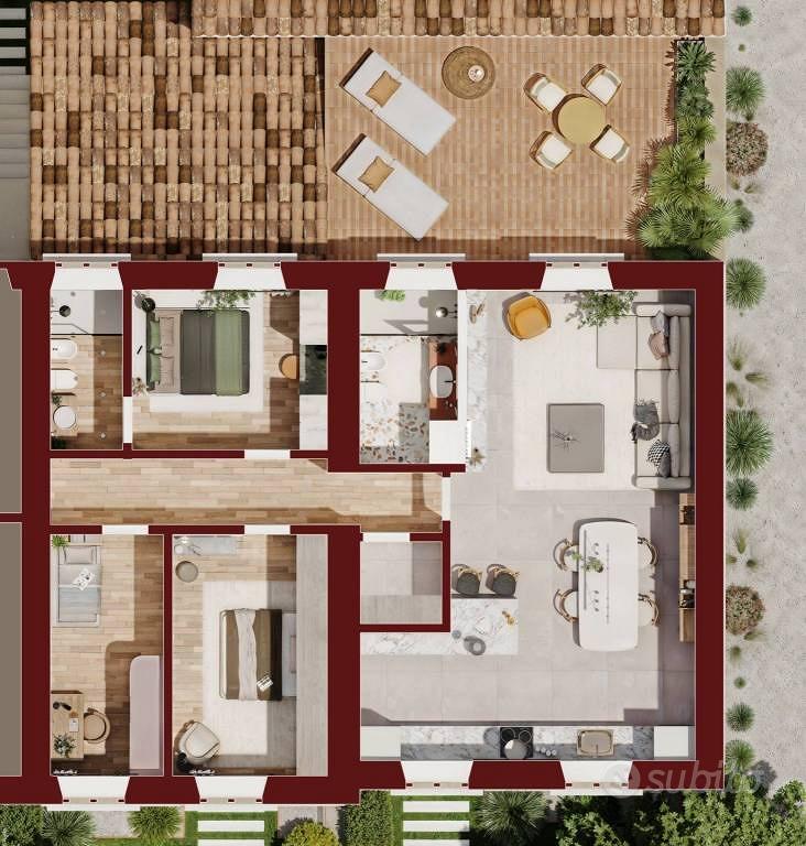 Appartamento di 130 m² con 3 locali a Duino-Aurisi - Altro