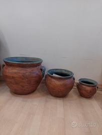 Tris Vasi Terracotta