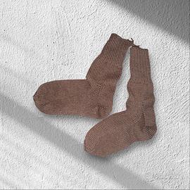 Calze fatte a mano. 