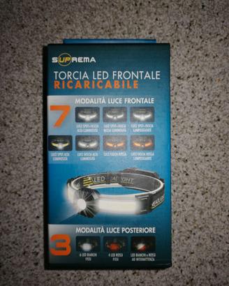 Lampada frontale ricaricabile