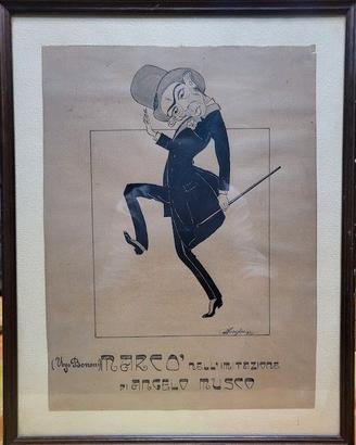 Caricatura Teatrale del 1924 