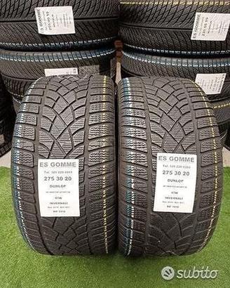 2 gomme 275 30 20 DUNLOP INV RIF1016