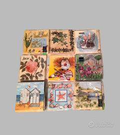 Tovaglioli per Decoupage  in Varie Fantasie