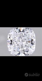 Diamante naturale 0.70 ct – D VVS1 – Cushion – GIA