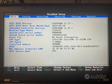 Lenovo thinkpad X230 IPS