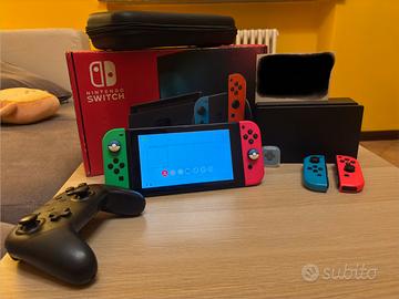 Nintendo Switch V1 Primo Modello + Accessori