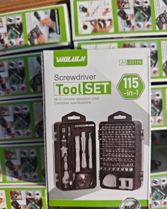 Kit Cacciaviti Precisione 115 in 1  