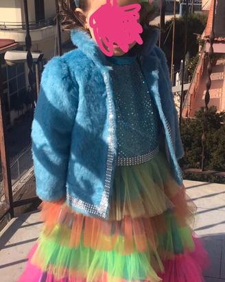 Vestito di carnevale L'ARCOBALENO o L' UNICORNO